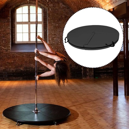 Folding pole dance mat round - dance,
