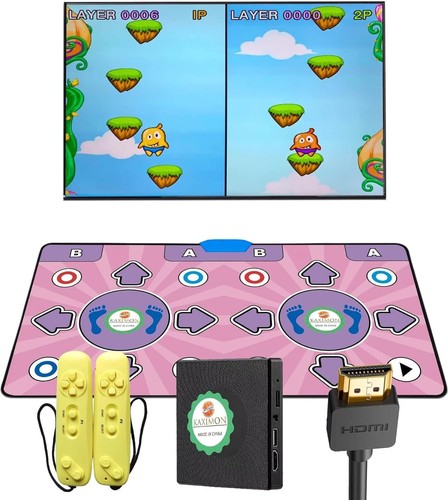 Double dancing mat with - hd, tv